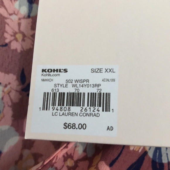 NWT! - Lauren Conrad Tiered Wrap Dress size XXL 😽 - Picture 6 of 10